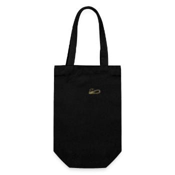 Kettensäge Motorsäge Pocket Design - Geschenkbeutel für Flaschen - Schwarz - Vorne