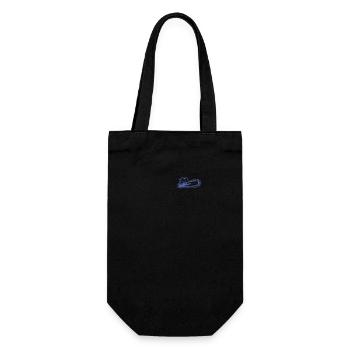 Kettensäge Motorsäge Pocket Design - Geschenkbeutel für Flaschen - Schwarz - Vorne