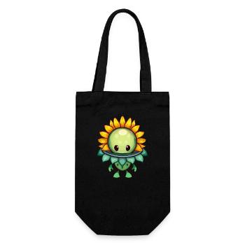 Rencontre d’été: Alien & Sunflower - Sac à bouteille - noir - Devant