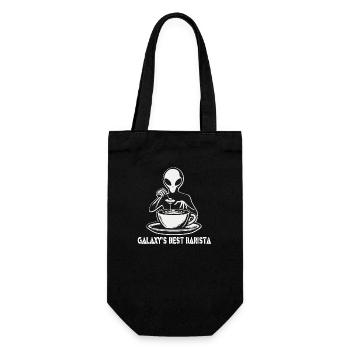Le meilleur barista de Galaxie : l’extraterrestre du café - Sac à bouteille - noir - Devant