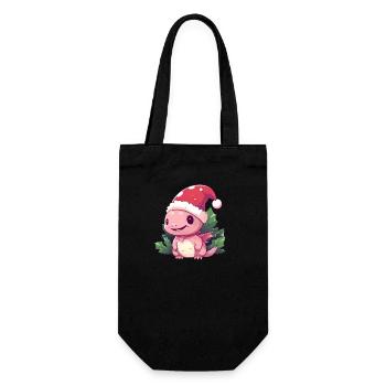 Noël Axolotl Gui - Sac à bouteille - noir - Devant