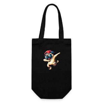 Danse Carlin Dabbing Pose Élégant - Sac à bouteille - noir - Devant