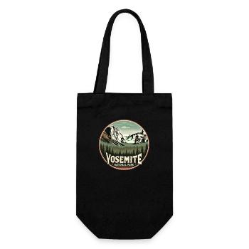 Boucle vintage du parc national de Yosemite - Sac à bouteille - noir - Devant