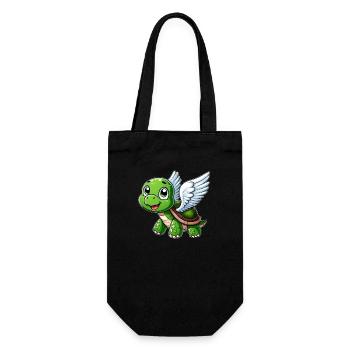 Tortue Ange Ailes Halo Farm Landw - Sac à bouteille - noir - Devant