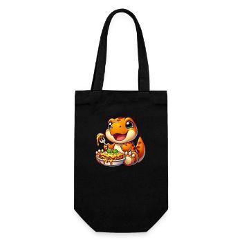 Dino Dinosaur T-Rex Lasagne Cuisine Italienne - Sac à bouteille - noir - Devant