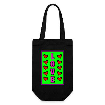 All Those Lies - Gift Bag for Bottles - black - Front