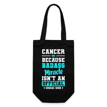 Horoscope Birthday Moon Star - Gift Bag for Bottles - black - Front