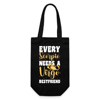 Signe du zodiaque Astrologie Astro - Sac à bouteille - noir - Devant