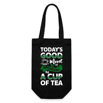 Tea Cup Fruit Tea Teas - Gift Bag for Bottles - black - Front