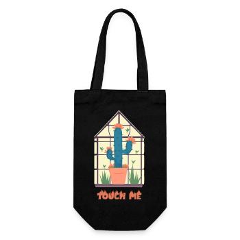 Touch me - Gift Bag for Bottles - black - Front