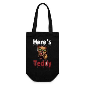 Zombie Halloween Monster Horror Knife Blood - Gift Bag for Bottles - black - Front