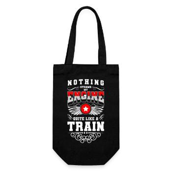 Train Driver Train Driver Conductor Conductor - Gift Bag for Bottles - black - Front