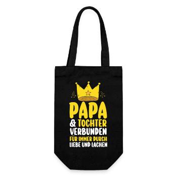 Papa Fête des pères Papa - Sac à bouteille - noir - Devant