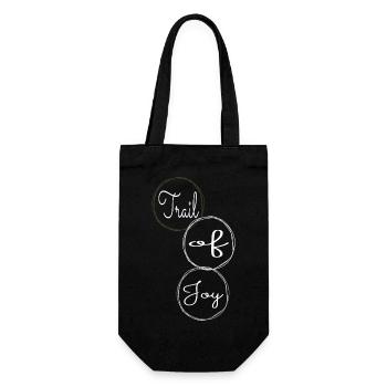 Funny Cool Pure Bliss Happy - Gift Bag for Bottles - black - Front