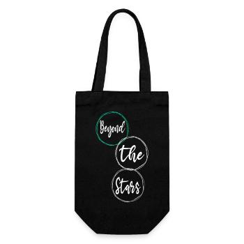 exploration funny awesome funny quote - Geschenkbeutel für Flaschen - Schwarz - Vorne