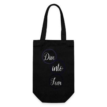 Birthday Adventure Activities Fun Quote - Gift Bag for Bottles - black - Front