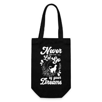 Dreamcatcher Feather Wish Esotericism - Gift Bag for Bottles - black - Front