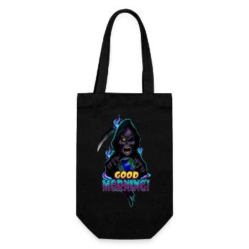 Neon Grim Reaper Good Morning - Gift Bag for Bottles - black - Front