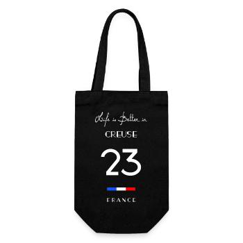 La vie CREUSE 23 Département Guéret Limousin - Sac à bouteille - noir - Devant