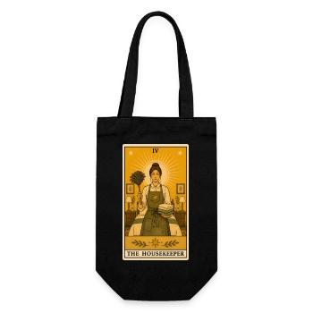 Gouvernante | Tarot domestique - Sac à bouteille - noir - Devant