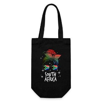 South Africa - Gift Bag for Bottles - black - Front