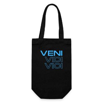 veni, vidi & vici - Gift Bag for Bottles - black - Front