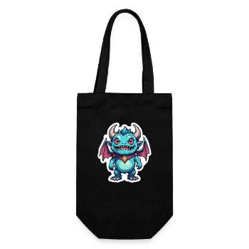 Dungeon Monster - Geschenkbeutel für Flaschen - Schwarz - Vorne