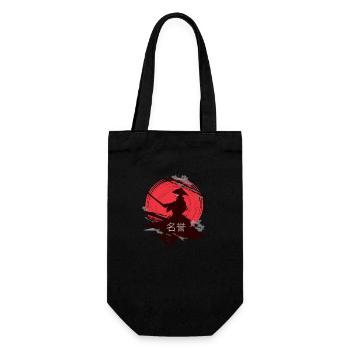 Honor, Japanese samurai - Gift Bag for Bottles - black - Front