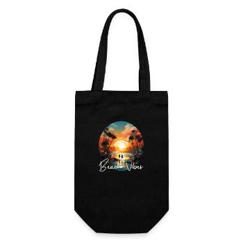 Ambiance de plage - Sac à bouteille - noir - Devant