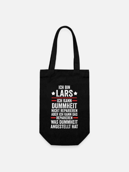 Lars - Geschenkbeutel für Flaschen - Schwarz