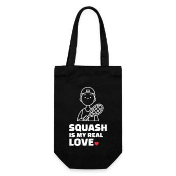 J’adore le squash - Sac à bouteille - noir - Devant