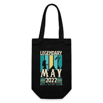 cadeau Anniversaire Mai 2022, Vintage mai 2022. - Sac à bouteille - noir - Devant