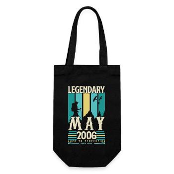 cadeau Anniversaire Mai 2006, Vintage mai 2006. - Sac à bouteille - noir - Devant