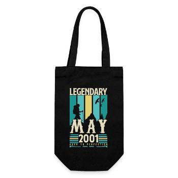 cadeau Anniversaire Mai 2001, Vintage mai 2001. - Sac à bouteille - noir - Devant
