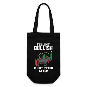 Trading Crypto Stock Market Investor Day Trader - Gift Bag for Bottles - black - Front