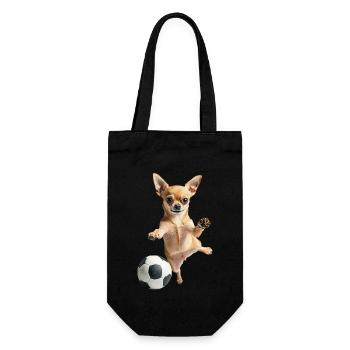 Chihuahua - Geschenkbeutel für Flaschen - Schwarz - Vorne