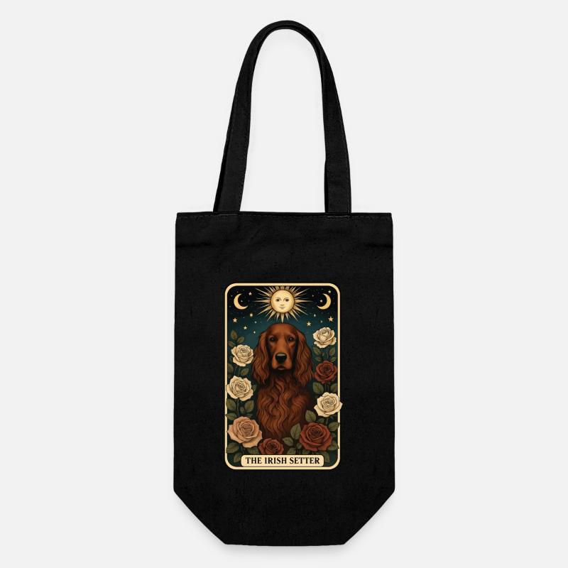 Irish Setter - Geschenkbeutel für Flaschen - Schwarz