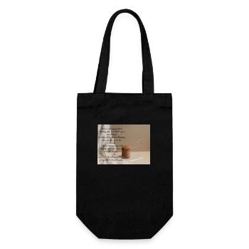 Ein Jahr voller Sonntage - Geschenkbeutel für Flaschen - Schwarz - Vorne