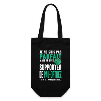 basketball supporter club basket ball Pau Orthez - Sac à bouteille - noir - Devant
