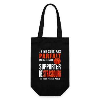 basketball supporter club basket ball Strasbourg - Sac à bouteille - noir - Devant
