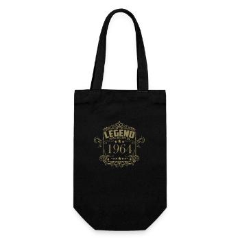 Eine Legende wurde 1964 geboren - Vintage Stil zum - Geschenkbeutel für Flaschen - Schwarz - Vorne