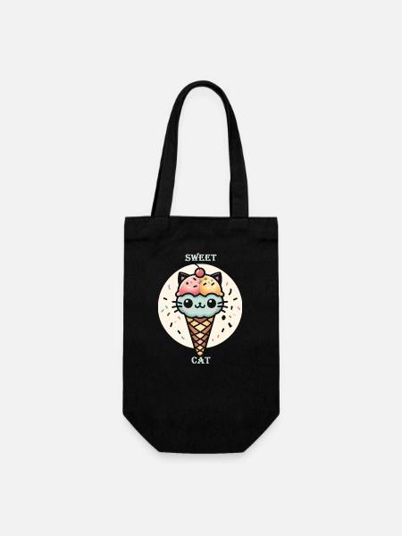 Kitty Cone Delight - Geschenkbeutel für Flaschen - Schwarz