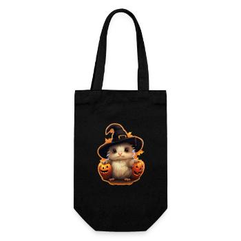 Cute Halloween Monster - Gift Bag for Bottles - black - Front