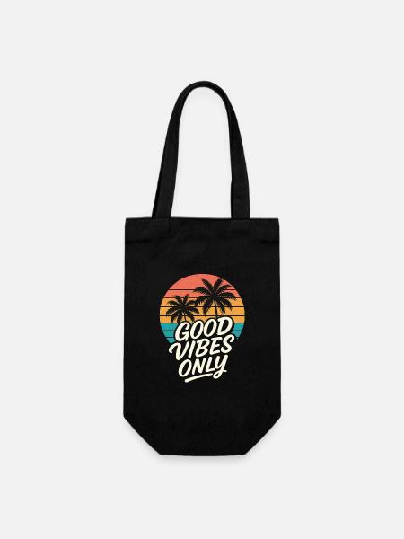 GoodVibesonly - Sac à bouteille - noir