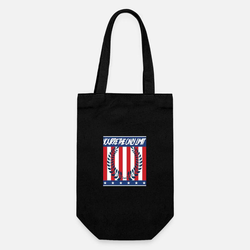 Youre the only limit - Gift Bag for Bottles - black