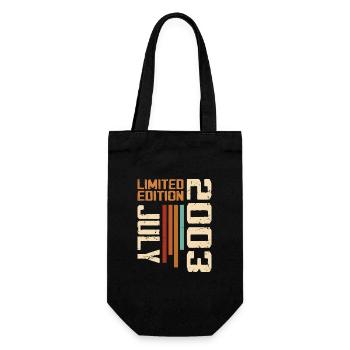 July 2003 Birthday Gift 2003 July 2003 - Gift Bag for Bottles - black - Front