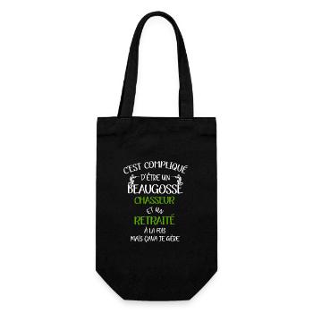 C'est compliqué d'être un beaugosse chasseur - Sac à bouteille - noir - Devant