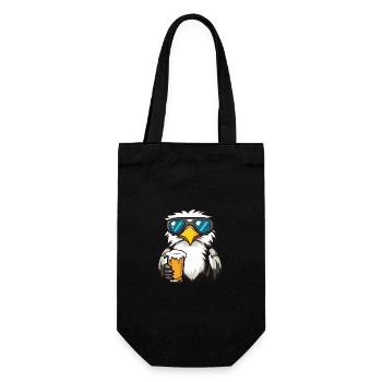 Adler Après-Ski Beer - Gift Bag for Bottles - black - Front