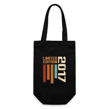 Vintage 2017 Cadeau d’anniversaire 2017 Retro 2017 - Sac à bouteille - noir - Devant