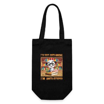 Smart Worm - Gift Bag for Bottles - black - Front